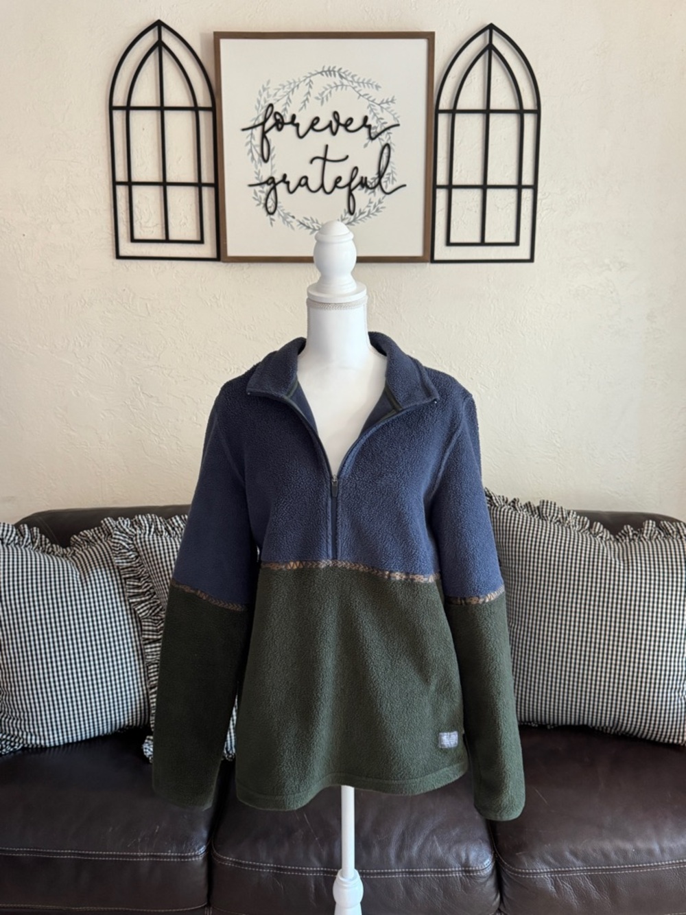 Vintage Y2K Toad & Co Men's Ajax Fleece Pullover Sweater/Jacket Size L GORPCORE